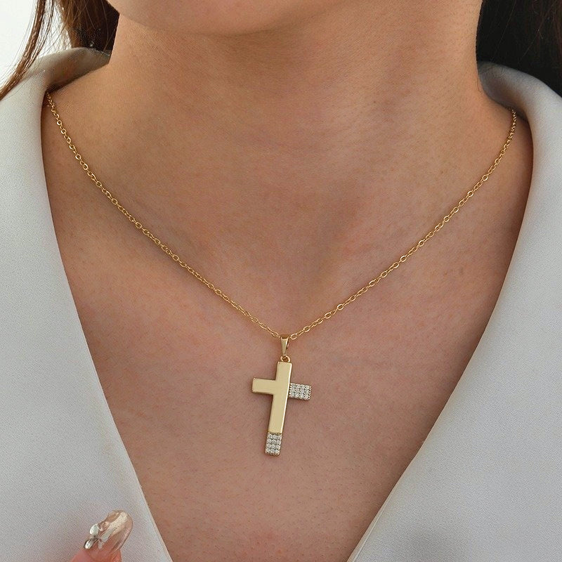 Blessed Journey Cross Necklace